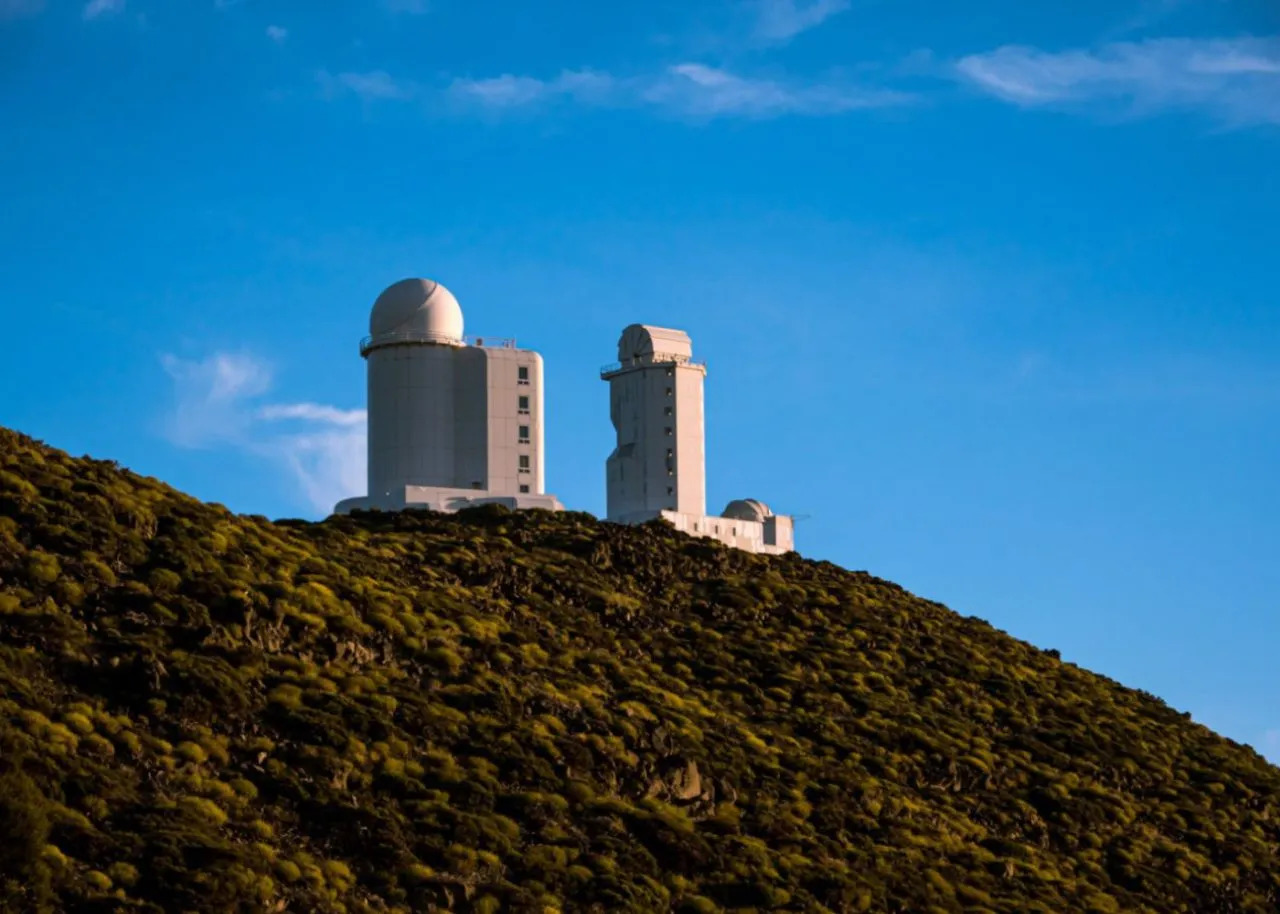 Observatorio del Teide en el Parque Nacional del Teide en Tenerife