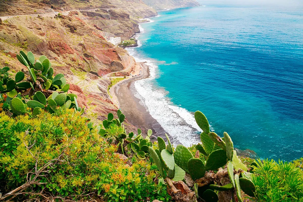 Las Gaviotas Beach in Tenerife