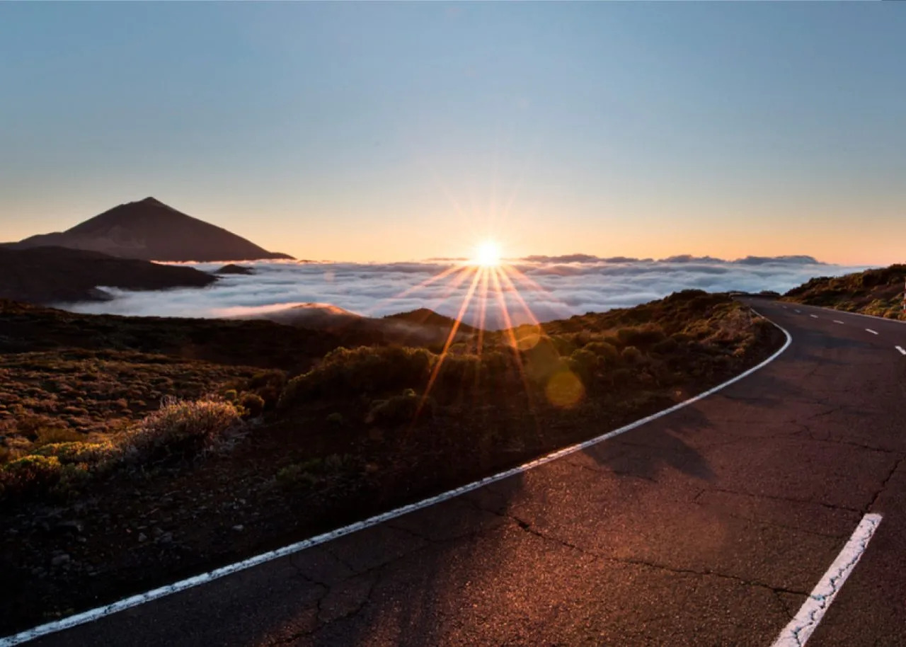Atardecer en el Teide y paisaje volcánico de Tenerife
